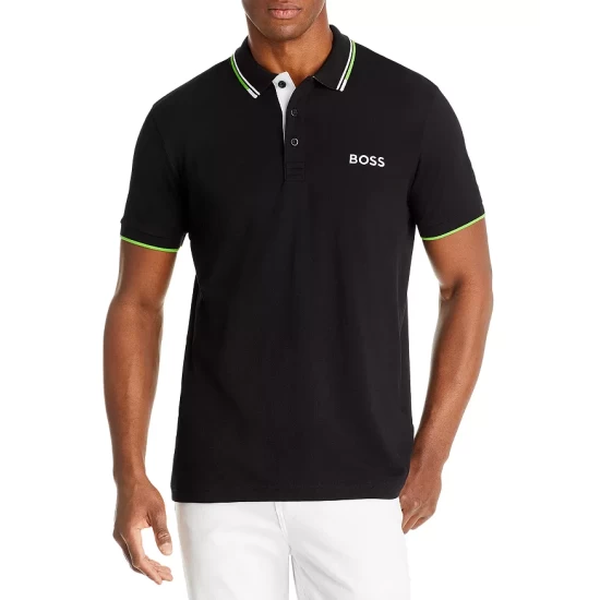 Promo ✔️ BOSS Paddy Pro Regular Fit Polo 👕 Shirt Black 👏 5 Promo ✔️ BOSS Paddy Pro Regular Fit Polo 👕 Shirt Black 👏 - Image 3