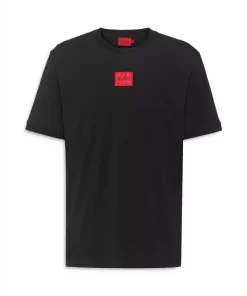 Deals 💯 HUGO Diragolino Logo Tee Black 🤩 -BOSS Sales Store unnamed file 395