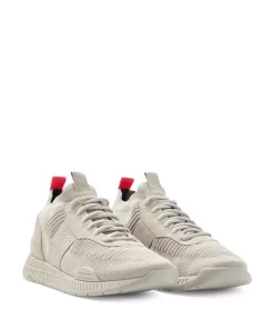 Outlet 🌟 BOSS Men's Titanium Running Lace Up 👟 Sneakers Open Grey 🥰