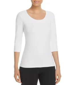 Promo 🌟 BOSS Scoop Neck Tee Open White 🎁 -BOSS Sales Store unnamed file 433