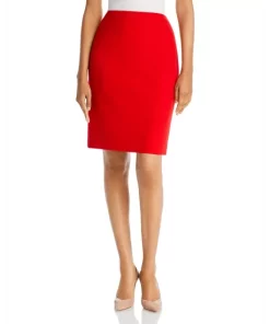 Promo 🎉 BOSS Vikena Pencil 👗 Skirt Burnt Red 🧨