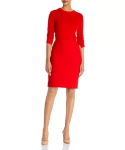 Promo 🎉 BOSS Vikena Pencil 👗 Skirt Burnt Red 🧨 -BOSS Sales Store unnamed file 441