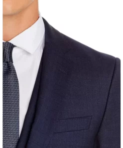 Brand new 😉 BOSS H-Huge Melange Solid Slim Fit 3-Piece Suit Navy ❤️ -BOSS Sales Store unnamed file 445