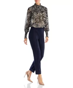 New 🛒 BOSS Inada Stand Collar Blouse Black Fantasy 🌟 -BOSS Sales Store unnamed file 453