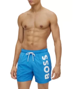 Best deal 🛒 BOSS Octopus Logo Swim Shorts Medium Blue 😍