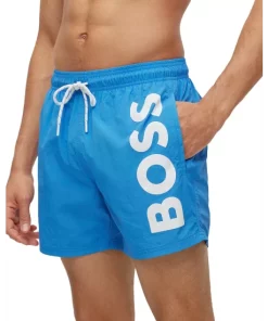 Best deal 🛒 BOSS Octopus Logo Swim Shorts Medium Blue 😍 -BOSS Sales Store unnamed file 473