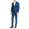 Discount ❤️ HUGO Arti & Hesten Petrol Blue Textured Extra Slim Fit Suit Separates Turquoise/aqua 🤩 -BOSS Sales Store unnamed file 494