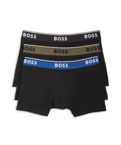 Best reviews of 🧨 BOSS Power Stretch Cotton Boxer Trunks, Pack Of 3 Open Miscellaneous 😀
