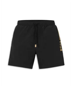 Outlet ✨ BOSS Ole Logo Swim Shorts Black ⭐ -BOSS Sales Store unnamed file 537