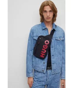 Best deal 🎉 BOSS Hugo Boss Ethon Monostrap 🎒 Backpack Black 🎁 -BOSS Sales Store unnamed file 609