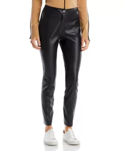 Best reviews of 💯 BOSS Talega Faux Leather Skinny Pants Black 🎁