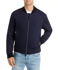 Discount ⌛ BOSS Performance Jersey Slim Fit Bomber Jacket" Navy ❤️ -BOSS Sales Store unnamed file 651