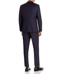 Budget ⭐ BOSS H-Huge Tonal Check Slim Fit Suit Dark Blue 👏 -BOSS Sales Store unnamed file 658