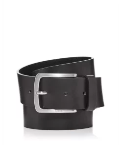 Flash Sale 💯 BOSS Hugo Boss Men's Jor-V Leather Belt Black 😀