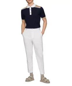Coupon 🌟 BOSS Perrin Tapered Fit Pants White 😍 -BOSS Sales Store unnamed file 665