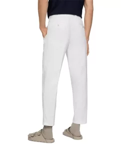 Coupon 🌟 BOSS Perrin Tapered Fit Pants White 😍 -BOSS Sales Store unnamed file 666