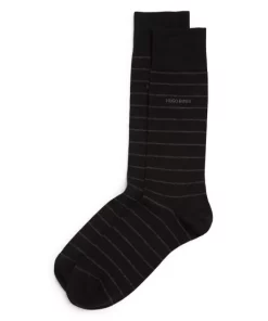 Cheapest ✨ BOSS Brad Striped 👗 Dress 🧦 Socks Dark Blue 😀