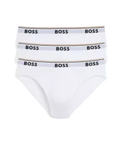 Coupon ✨ BOSS Power Cotton Blend Briefs, Pack Of 3 White 💯