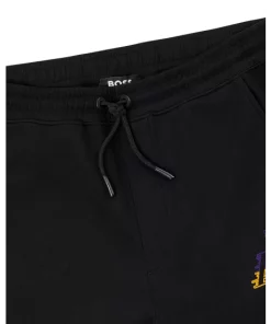 New ✨ BOSS Lakers Joggers Black 🎁 -BOSS Sales Store unnamed file 734