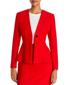 Outlet ⭐ BOSS Jesaty One Button Blazer Burnt Red 🧨