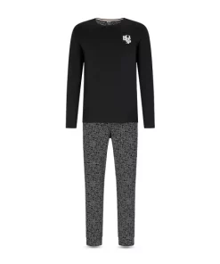 Cheap 🎉 BOSS Cotton Pajama Set Black 😍