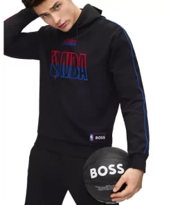 Cheap ⭐ BOSS & NBA Hoodie Black 👏 -BOSS Sales Store unnamed file 804