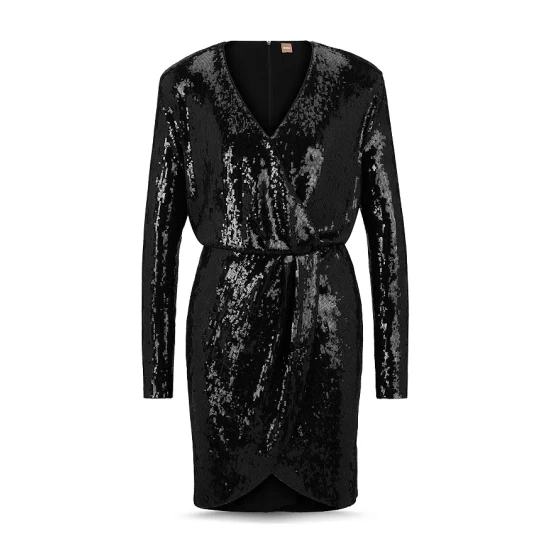 Best deal โค๏ธ BOSS Epalleta Sequined ๐ Dress Black ๐คฉ 7 Best deal โค๏ธ BOSS Epalleta Sequined ๐ Dress Black ๐คฉ - Image 5