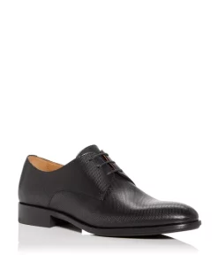 Best Sale 🥰 BOSS Men's Eastside Perforated Plain Toe Oxfords - 100% Exclusive Black ❤️