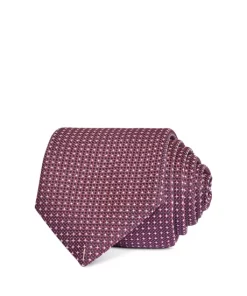 Promo 🛒 BOSS Micro Dot Grid Skinny Tie Red 🔔 -BOSS Sales Store unnamed file 884