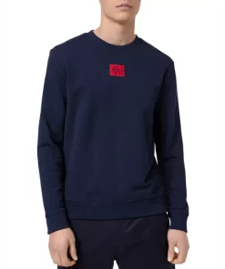 Discount 🔔 HUGO Dirago Logo Sweatshirt Black ✨ -BOSS Sales Store unnamed file 89