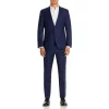 Best reviews of 🎉 BOSS H-HUGE Plaid Slim Fit Suit Blue 🎁