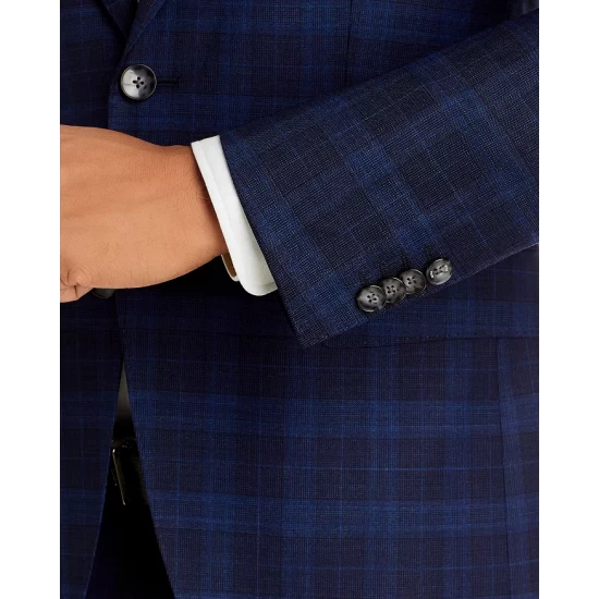 Best reviews of ๐ BOSS H-HUGE Plaid Slim Fit Suit Blue ๐ 6 Best reviews of ๐ BOSS H-HUGE Plaid Slim Fit Suit Blue ๐ - Image 4