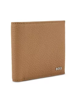 Discount 🥰 BOSS Hugo Boss Crosstown Leather Wallet Medium Beige 😀 -BOSS Sales Store unnamed file 959