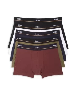 Top 10 😉 BOSS Essential Stretch Cotton Boxer Trunks, Pack Of 5 Open Miscellaneous 🔔