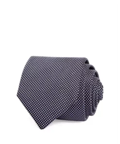 Best deal 💯 HUGO Micro Stitch Classis Silk Tie Dark Bu 🤩