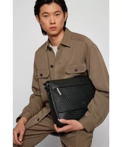 Cheapest 🔥 BOSS Hugo Boss Byron Messenger Bag Black 🤩 -BOSS Sales Store unnamed file 992